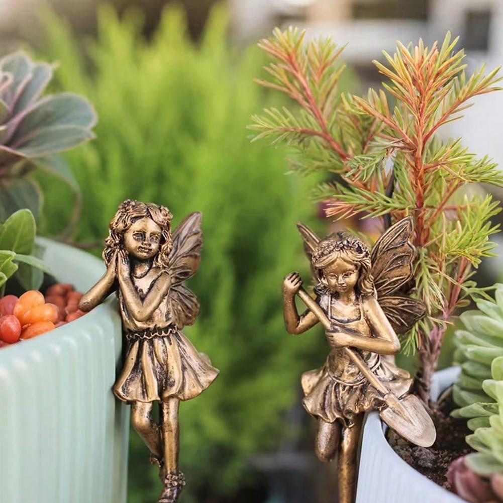 Bonsai Garden Design - Yeni Melek Kız Asılı Bardak Reçine