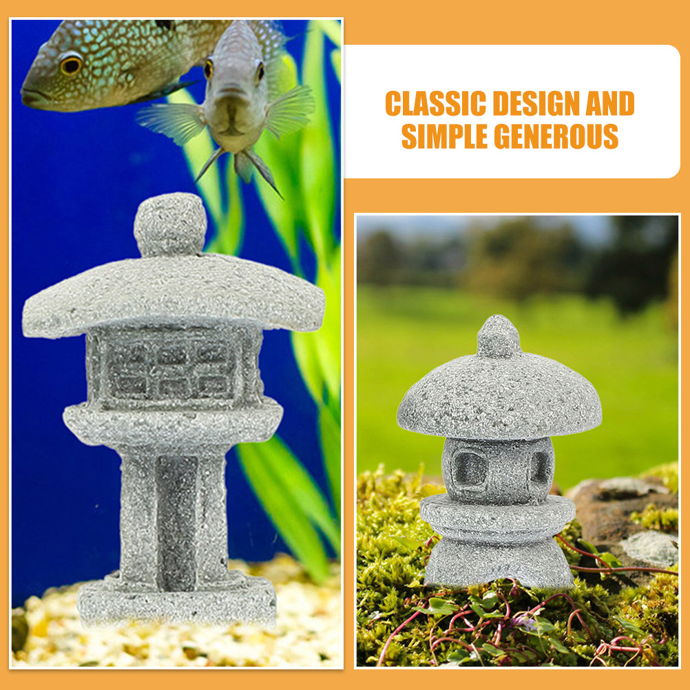 6 Adet Kumtaşı Pavilyon Heykel - Mini Bonsai Zen Garden incelemesi ve fiyatı