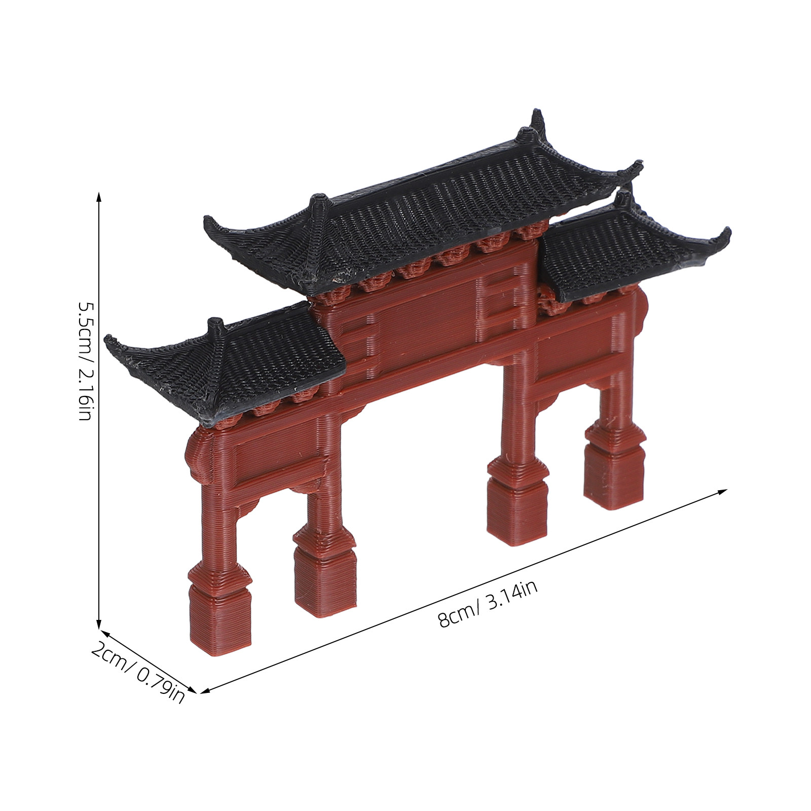 El Yapımı Çin Mini Pagoda Heyk - Mini Bonsai Zen Garden incelemesi ve fiyatı