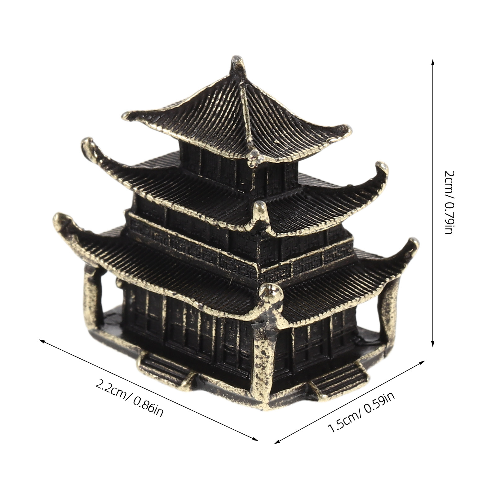 Minik Pirinç Pagoda, Antik Köş - Mini Bonsai Zen Garden incelemesi ve fiyatı