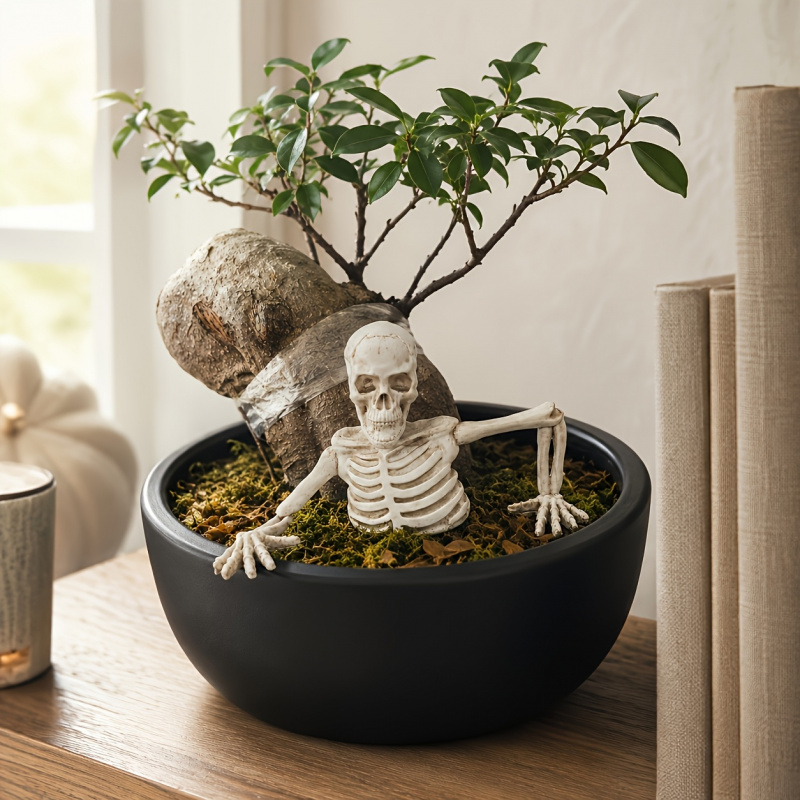 Yarım Vücut İskeletten Çıkıyor - Bonsai Garden Design incelemesi ve fiyatı