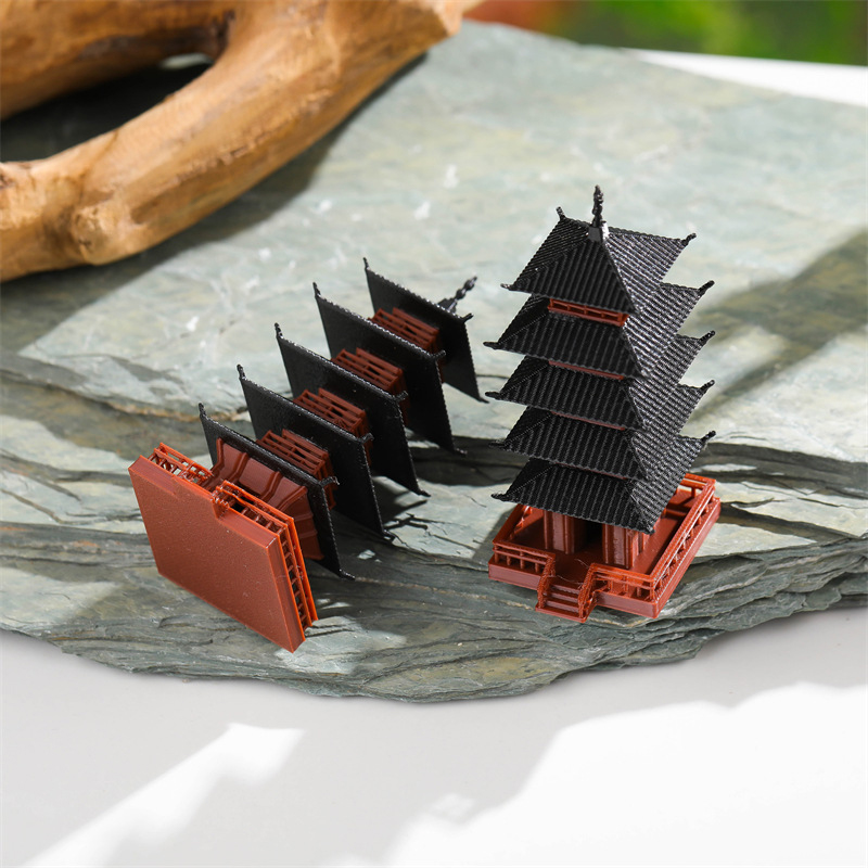 Mini Pagoda Heykeli Antik Bina - Mini Bonsai Zen Garden incelemesi ve fiyatı