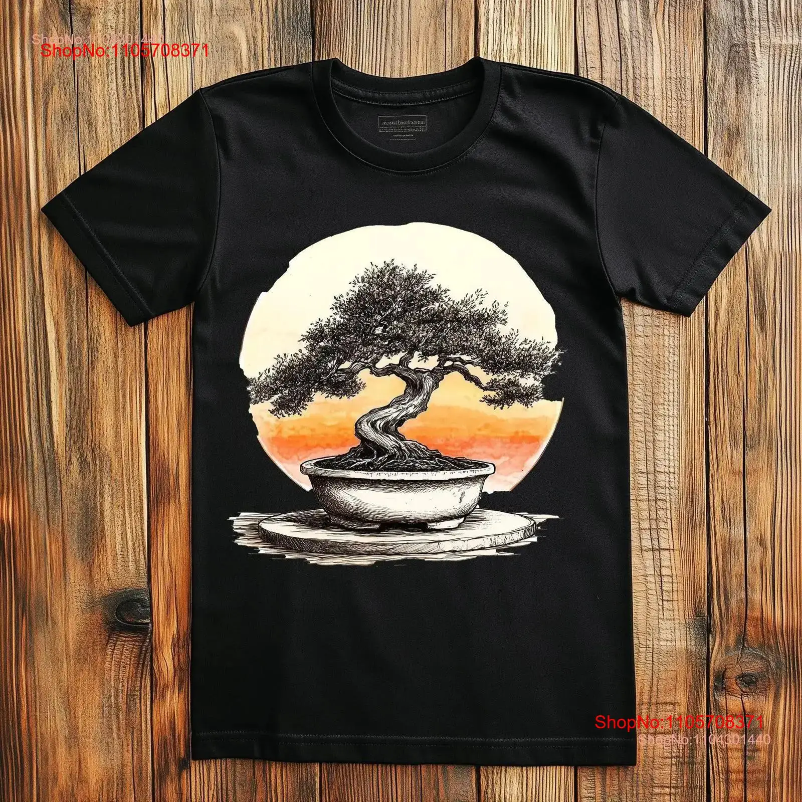 Japon Bonsai Ağacı Tişörtü Zen - Bonsai Garden Design incelemesi ve fiyatı